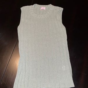 Pink Lily Goodbye Wish Sweater Tank